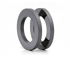 Polished silicon carbide rings
