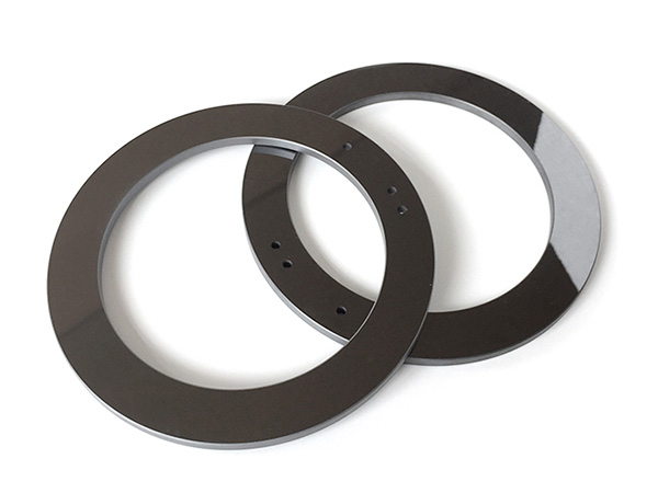 Polished silicon carbide rings with holes